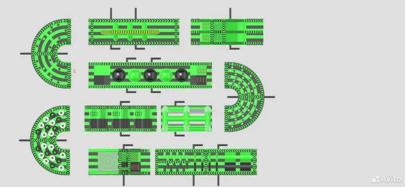 Продажа надувной полосы препятствий в Барнауле