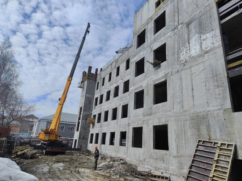 Новый корпус офтальмологической больницы в Алтае