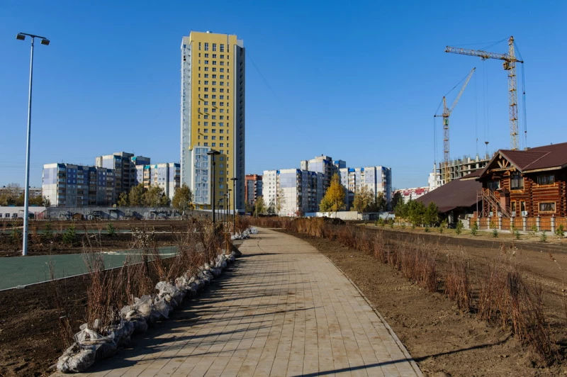 Благоустройство парка на Шумакова в Барнауле