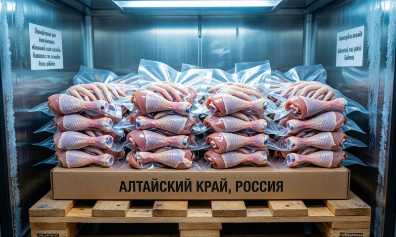 Экспорт из Алтая: куриные лапки во Вьетнам