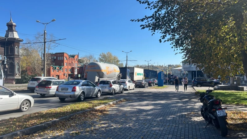Пробки в Барнауле 2 октября